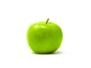 green apple isolated on white