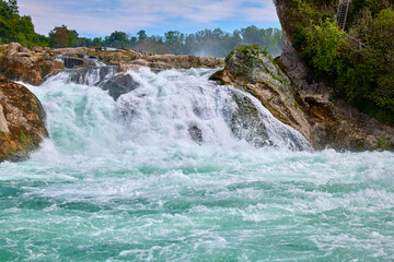 Rheinfall, der schönste Wasserfall in der Schweiz