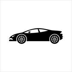 Obraz na płótnie Canvas Car line icon. Simple outline style sign symbol. Auto, view, sport, race, transport concept. automobile vector illustration on white background