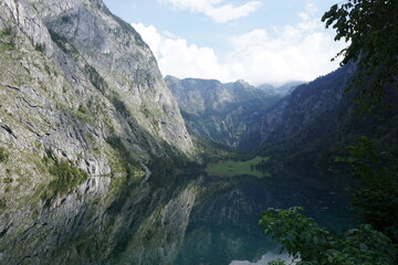Fototapeta na wymiar lake obersee, bavaria