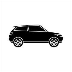 Car line icon. Simple outline style sign symbol. Auto, view, sport, race, transport concept. automobile vector illustration on white background