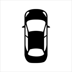 Car line icon. Simple outline style sign symbol. Auto, view, sport, race, transport concept. automobile vector illustration on white background