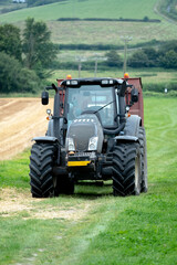 Farm machinery working