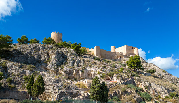 The castel of Castalla built in XI century in Alicante, Spain