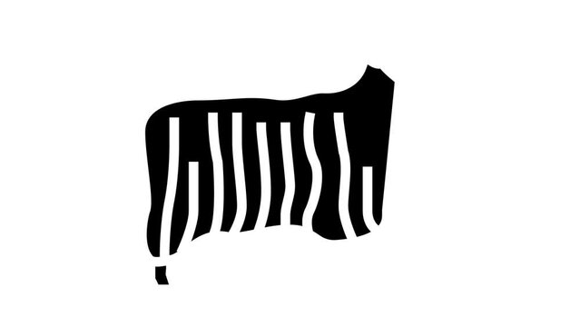 13 teeswater sheep glyph icon animation