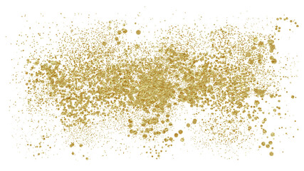 Abstract gold Glitter splash