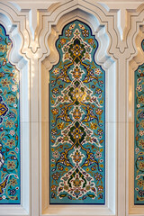 Window in Sultan Qaboos Mosque