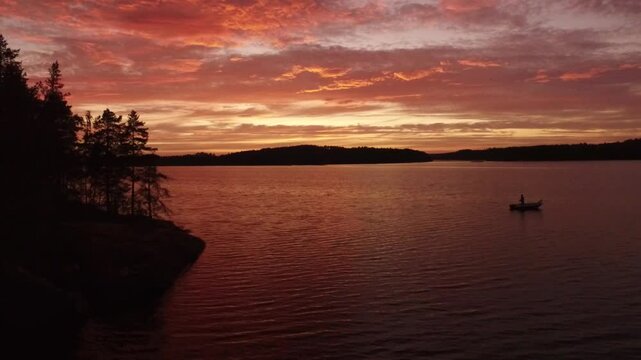 Finland sunset / Finnland Sonnenuntergang