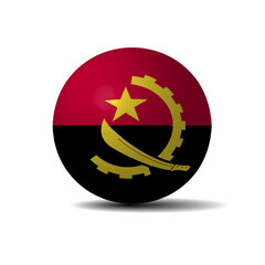 Fototapeta premium different countries flags in beautiful ball shape or design