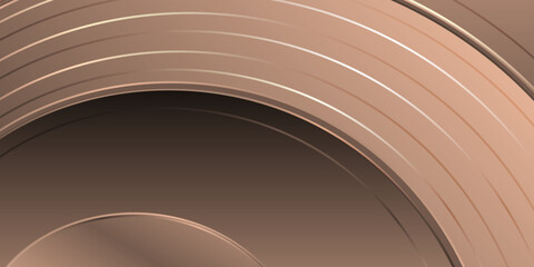 Abstract luxury elegant geometric diagonal overlay layer on brown background with golden lines. You can use for template, business presentation