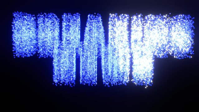 Breaking News title animation template 3d modeling breaking news text animation on black background.