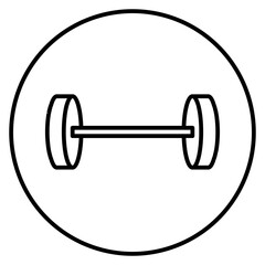  barbell icon