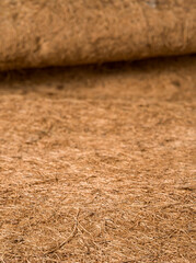 Texture of a sackcloth fabric