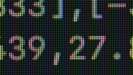 Coding UX UI script text on screen, HTML5 in editor for website development, Close up Macro of Programming code software developer. 