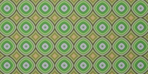 Colorful abstract background with round shape. 3D Render illustration.