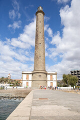 Maspalomas lighthouse at Gran Canaria, Canary Islands, Spain.