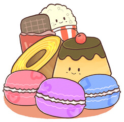 	R:もっとメルヘンなケーキ屋さん☆マカロン壁紙②