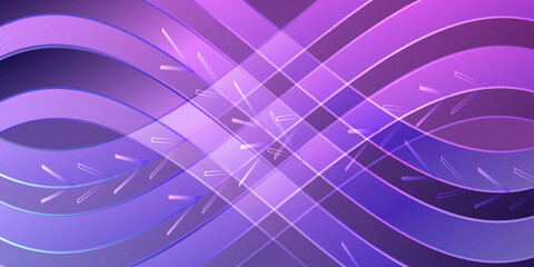 Modern gradient purple abstract banner background. Vector graphic design banner pattern background template.