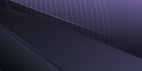 Dark Purple Abstract Technology background. Deep purple geometry background. Modern Background Illustration