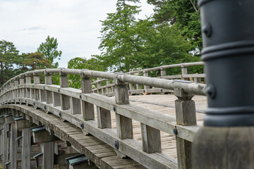 初夏の高田城、極楽橋