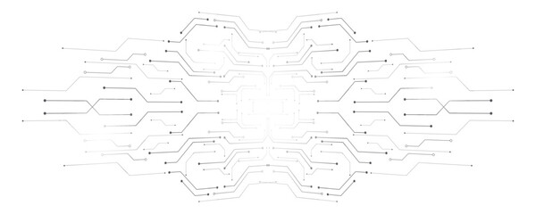 Grey white Abstract technology background, Hi tech digital connect, communication, High technology concept, Science, technology background