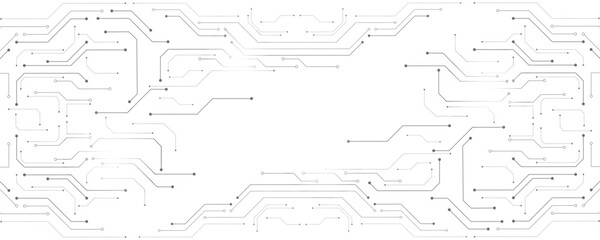 Grey white Abstract technology background, Hi tech digital connect, communication, High technology concept, Science, technology background