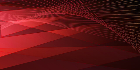 Red black elegant abstract background. Luxurious dark red background with wavy lines