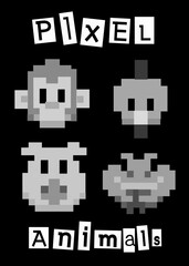 Obraz premium black and white qr code on white