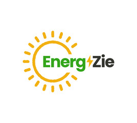 Sun logo for solar energy.