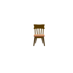 WOODEN CHAIR ICON VECTOR ILLUSTRATION SYMBOL DESIGN