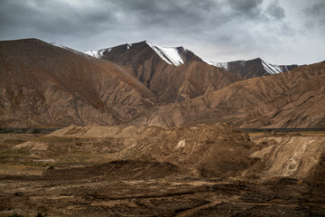 landscape with sky and clouds