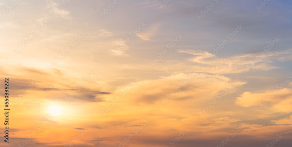 Canvas Prints sunset sky with clouds
