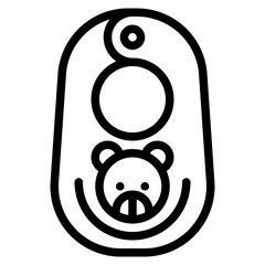 baby bib bib kid baby icon