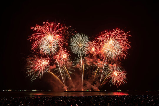 Pattaya international fireworks festival, Colorful celebration firework