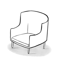 empty armchair