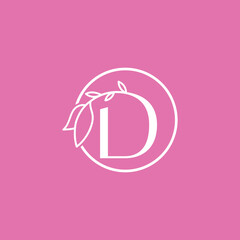 BEAUTY STUDIO LOGO LETTER D