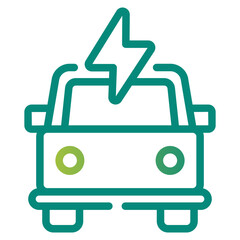Electric Car Icon