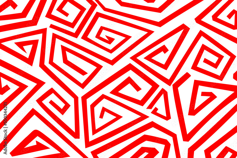 Poster abstract patterns of ethnic theme lines for backgrounds
