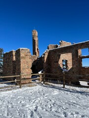 Hiking To Castle Remains In Mount Falcon Park 