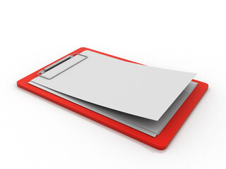 3d rendering exam pad holder
