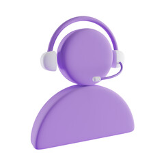 customer support 3d icon