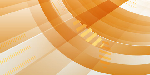 Abstract dynamic fluid overlap textured orange background. vector illustration