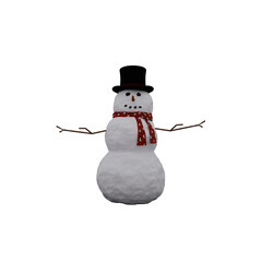 snowman isolated