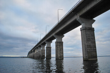 Bridge over the sea. Shot on Nikon D60 Kalmar, Sweden Ölandsbron © Alwino