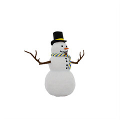 snowman isolated