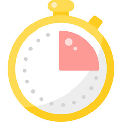 Count Down Timer Clock Party New Year Celebration flat icon