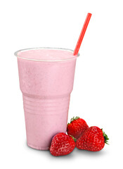 Organic Strawberry Smoothie made with health Ingredients