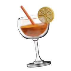 cocktail illustration 3d 