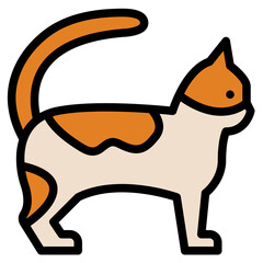 cat animal zoo wild life icon