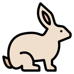 rabbit animal zoo wild life icon
